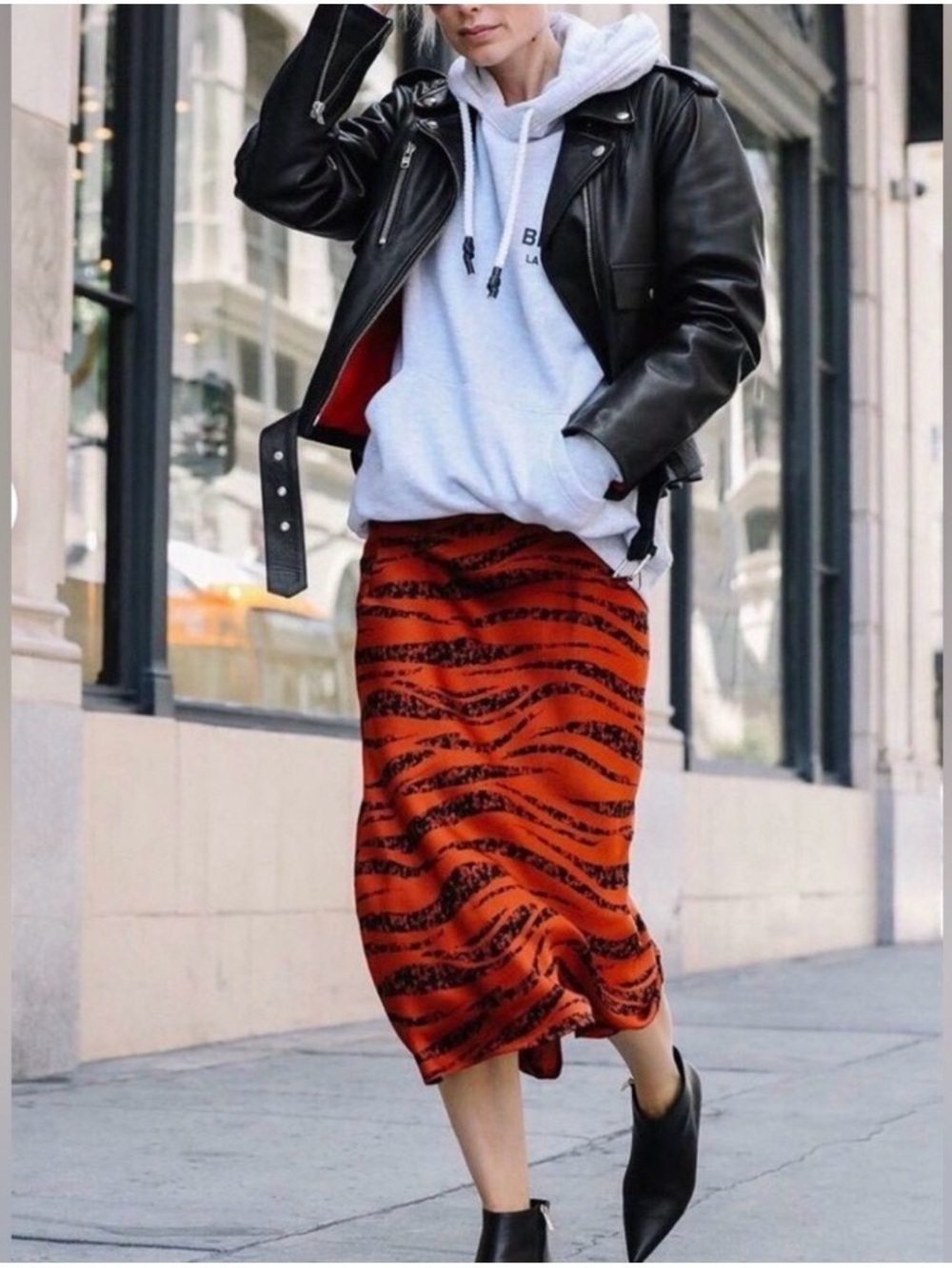 Anine Bing bar silk skirt